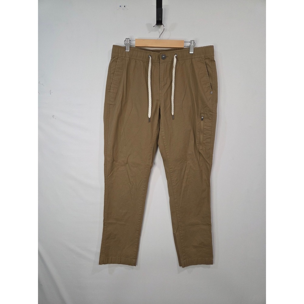 Vuori Womens Rise the Shine Ripstop Pant L Elastic Waist 34x29 Cargo Hiking